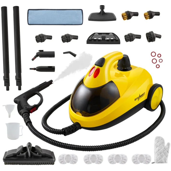 STEAMBOT® Heavy Duty Multipurpose Steam Cleaner – 28-in-1, 2L Tank, Chemical-Free Deep Clean for Home, Kitchen, Car & More
